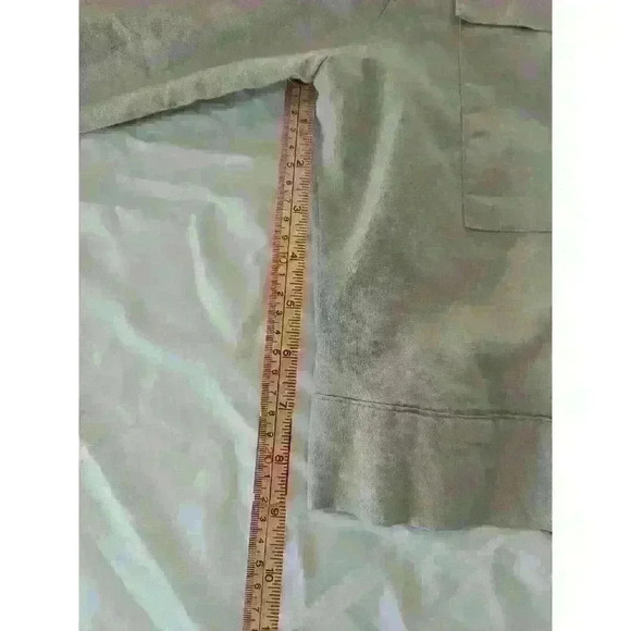 Catherine Malandrino Linen Blend Jacket Size S Khaki Lined - Picture 6 of 8